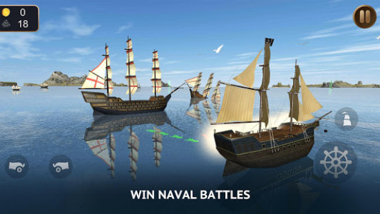اسکرین شات بازی Pirate Ship Sim 3D - Royale Sea Battle 2