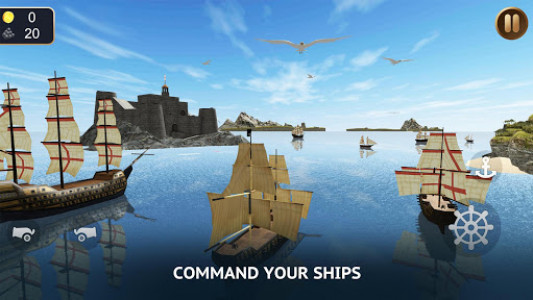 اسکرین شات بازی Pirate Ship Sim 3D - Royale Sea Battle 1
