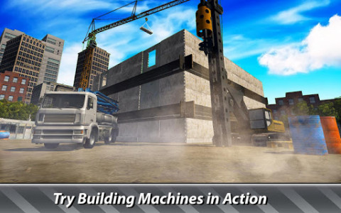 اسکرین شات بازی House Building Simulator: try construction trucks! 1