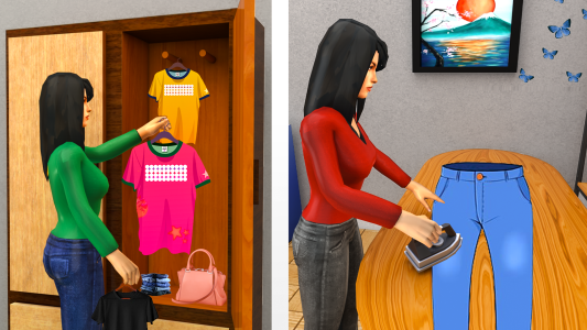 اسکرین شات 3 بازی Virtual Mother Single Mom Sim