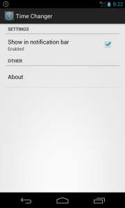 اسکرین شات 1 برنامه Time Changer Shortcut