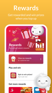 اسکرین شات برنامه Singtel Prepaid hi!App 5