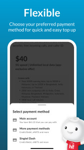 اسکرین شات 4 برنامه Singtel Prepaid hi!App