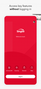 اسکرین شات برنامه My Singtel 3