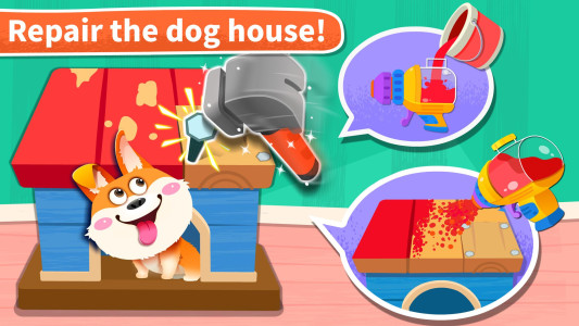 اسکرین شات 2 بازی Baby Panda' s House Cleaning