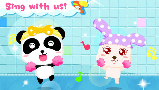 اسکرین شات بازی Baby Panda's Bath Time 3