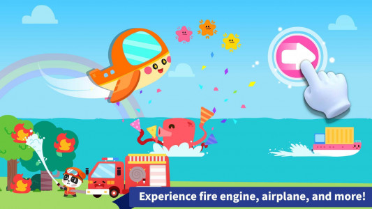اسکرین شات 5 بازی Baby Panda's Book of Vehicles