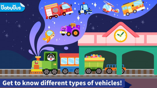 اسکرین شات 1 بازی Baby Panda's Book of Vehicles