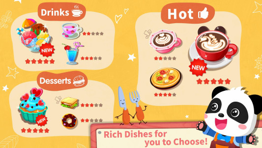 اسکرین شات 5 بازی Baby Panda’s Summer: Café