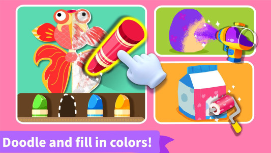 اسکرین شات 2 بازی Baby Panda's Art Classroom
