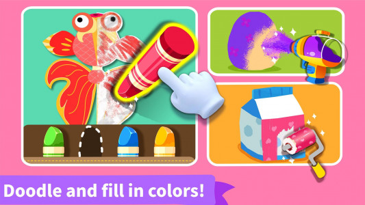 اسکرین شات بازی Baby Panda's Art Classroom 2