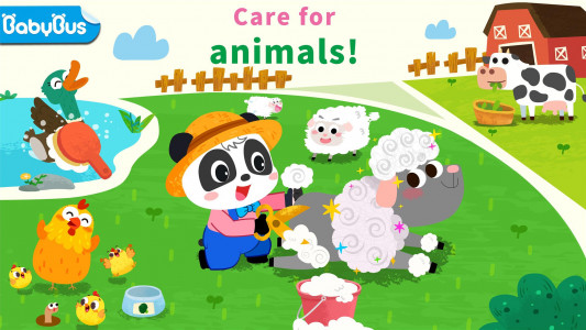 اسکرین شات بازی Baby Panda's Animal Farm 1