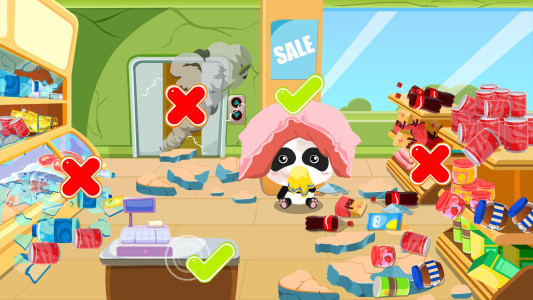 اسکرین شات 3 بازی Baby Panda Earthquake Safety 1