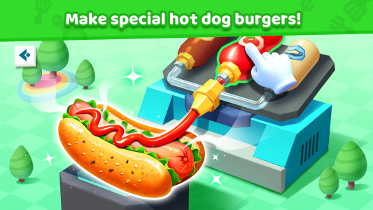 اسکرین شات 3 بازی Little Panda's Fast Food Cook