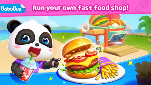 اسکرین شات بازی Little Panda's Fast Food Cook 1
