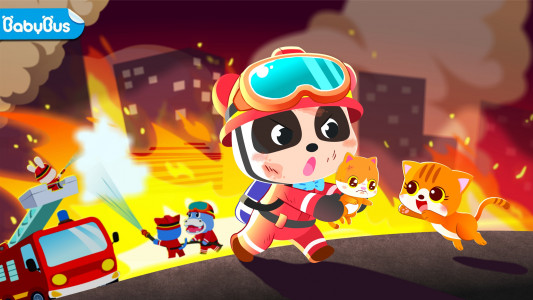 اسکرین شات بازی Baby Panda's Fire Safety 1