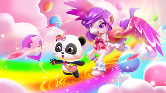 اسکرین شات 1 بازی Little Panda: Fashion Unicorn