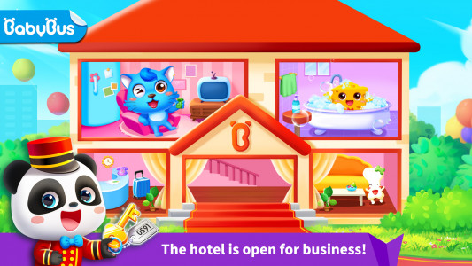 اسکرین شات بازی Little Panda Hotel Manager 1