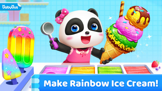 اسکرین شات بازی Little Panda's Ice Cream Games 1