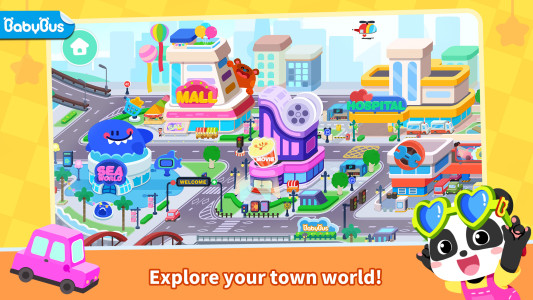 اسکرین شات 1 بازی Baby Panda's Town: My World