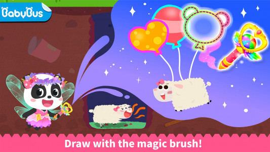 اسکرین شات بازی Baby Panda's Magic Paints 1