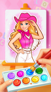 اسکرین شات 1 بازی Princess Game Fantasy Coloring