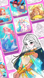 اسکرین شات 7 بازی Princess Game Fantasy Coloring