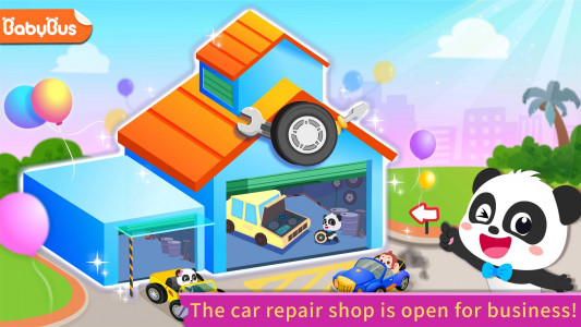 اسکرین شات 1 بازی Little Panda's Car Repair