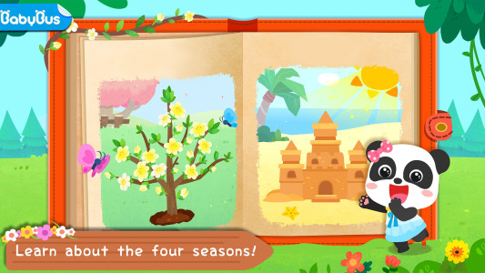 اسکرین شات 1 بازی Baby Panda's Four Seasons