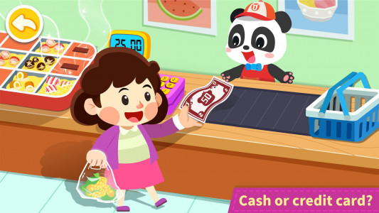 اسکرین شات بازی Baby Panda's Town: Supermarket 3