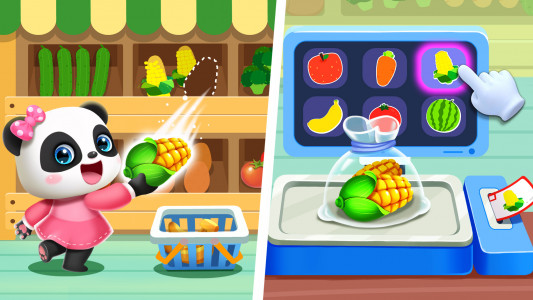 اسکرین شات بازی Baby Panda's Supermarket 4