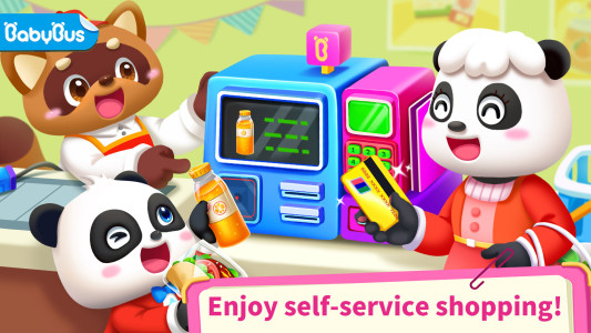اسکرین شات 1 بازی Baby Panda's Supermarket