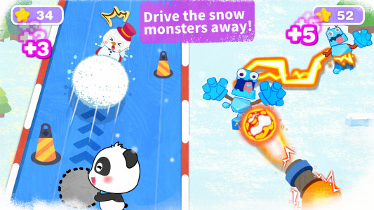 اسکرین شات بازی Little Panda's Snow Adventure 2