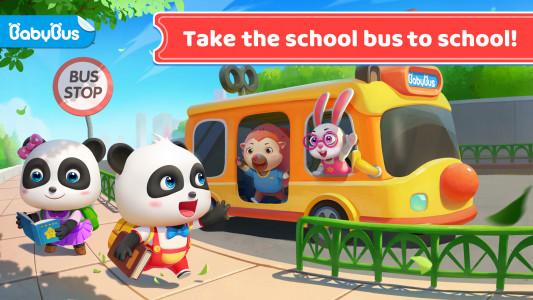 اسکرین شات بازی Baby Panda's School Bus 1