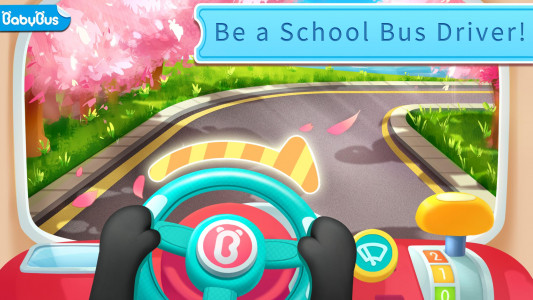 اسکرین شات بازی Baby Panda's School Bus 1