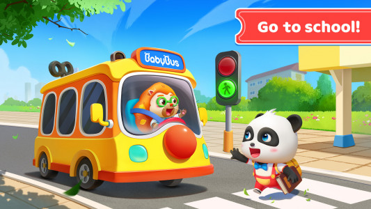 اسکرین شات بازی Baby Panda's School Bus 4