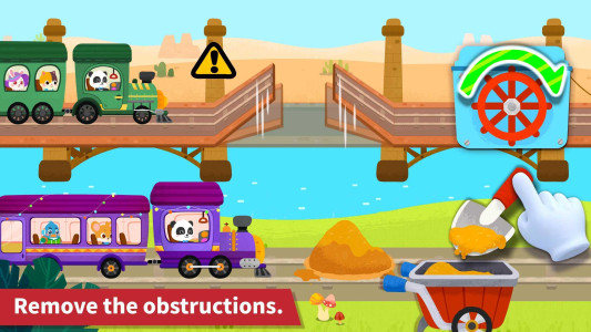 اسکرین شات 4 بازی Baby Panda's Train