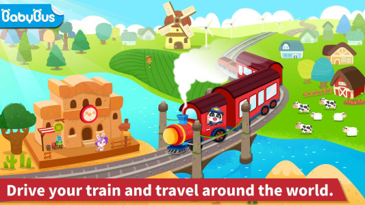 اسکرین شات 1 بازی Baby Panda's Train