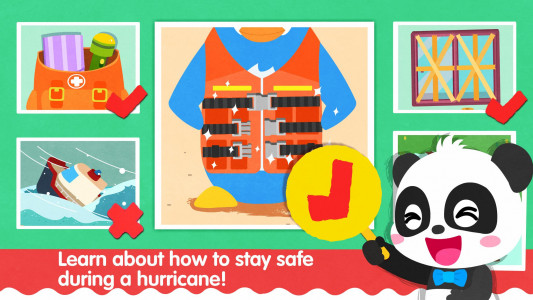 اسکرین شات بازی Baby Panda's Hurricane Safety 5