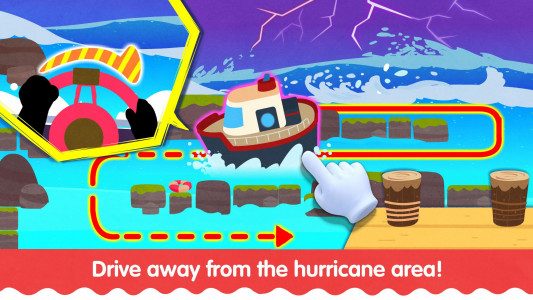 اسکرین شات بازی Baby Panda's Hurricane Safety 3