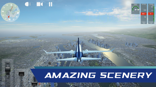 اسکرین شات بازی Flight Simulator: Plane Game 2