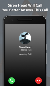اسکرین شات برنامه Best Scary Siren Head Fake Chat And Video Call 2