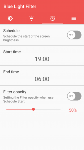 اسکرین شات برنامه sFilter - Blue Light Filter 6