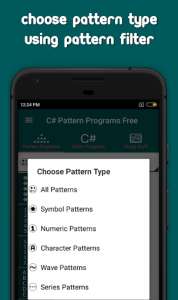 اسکرین شات برنامه C# Pattern Programs Free 2