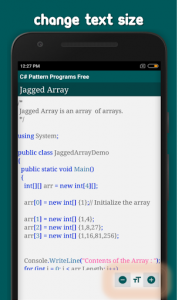 اسکرین شات برنامه C# Pattern Programs Free 6