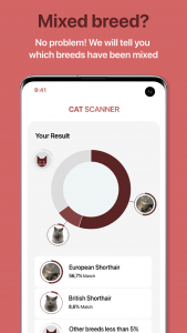 اسکرین شات 2 برنامه Cat Scanner: Breed Recognition