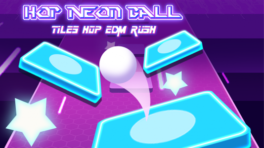 اسکرین شات بازی Tiles Hop Ball - Neon EDM Rush 7