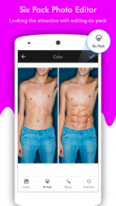 اسکرین شات برنامه Six Pack Photo Editor 3