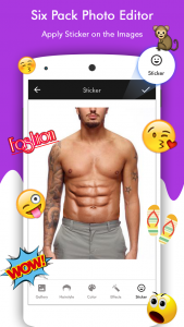 اسکرین شات برنامه Six Pack Photo Editor 6