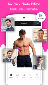 اسکرین شات برنامه Six Pack Photo Editor 1